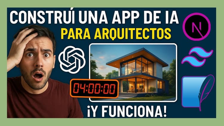 Construí una app de IA para arquitectos en 4 horas (¡y funciona!)