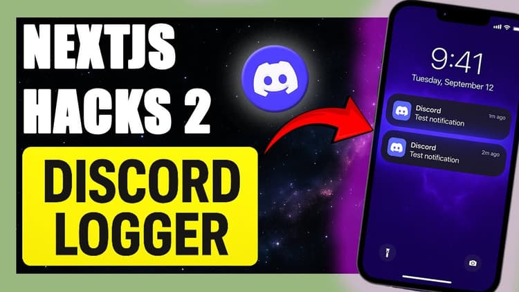 Next.js Hacks 2: Usa Discord como Logger