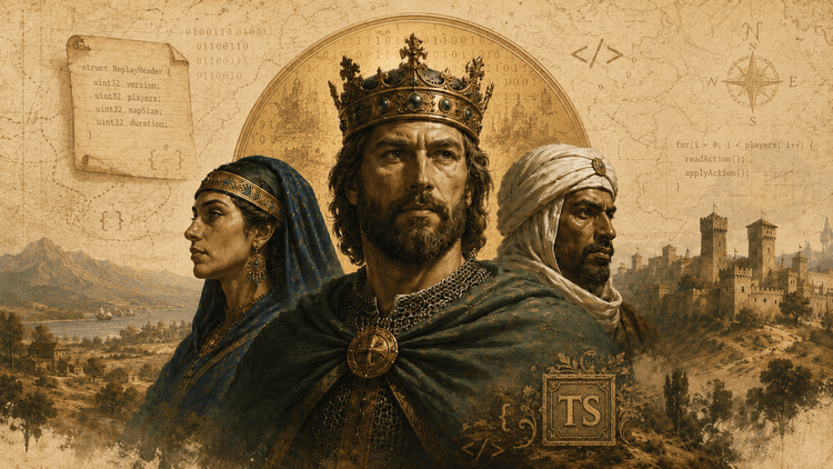 Cómo leer archivos .aoe2record de Age of Empires II con TypeScript
